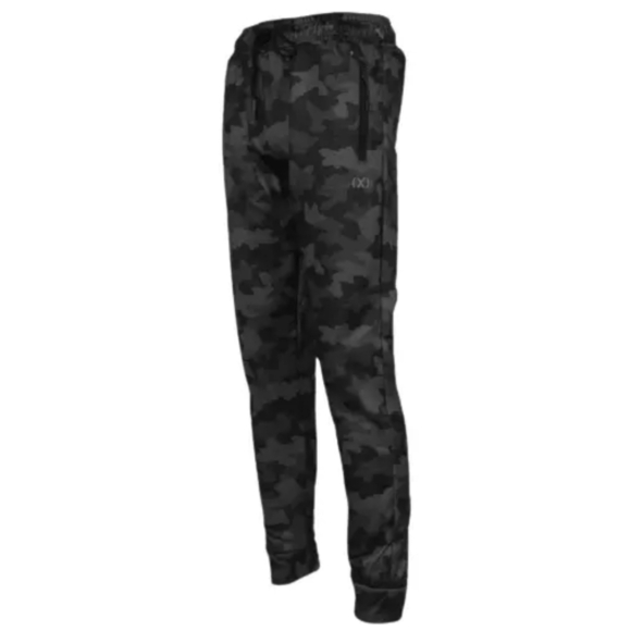 2(X)IST Men's Performance Cooling Stretch Cuffed Jogger Pants Black Camo XL - Picture 1 of 12